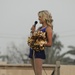 Minnesota Vikings performa at Camp Victory