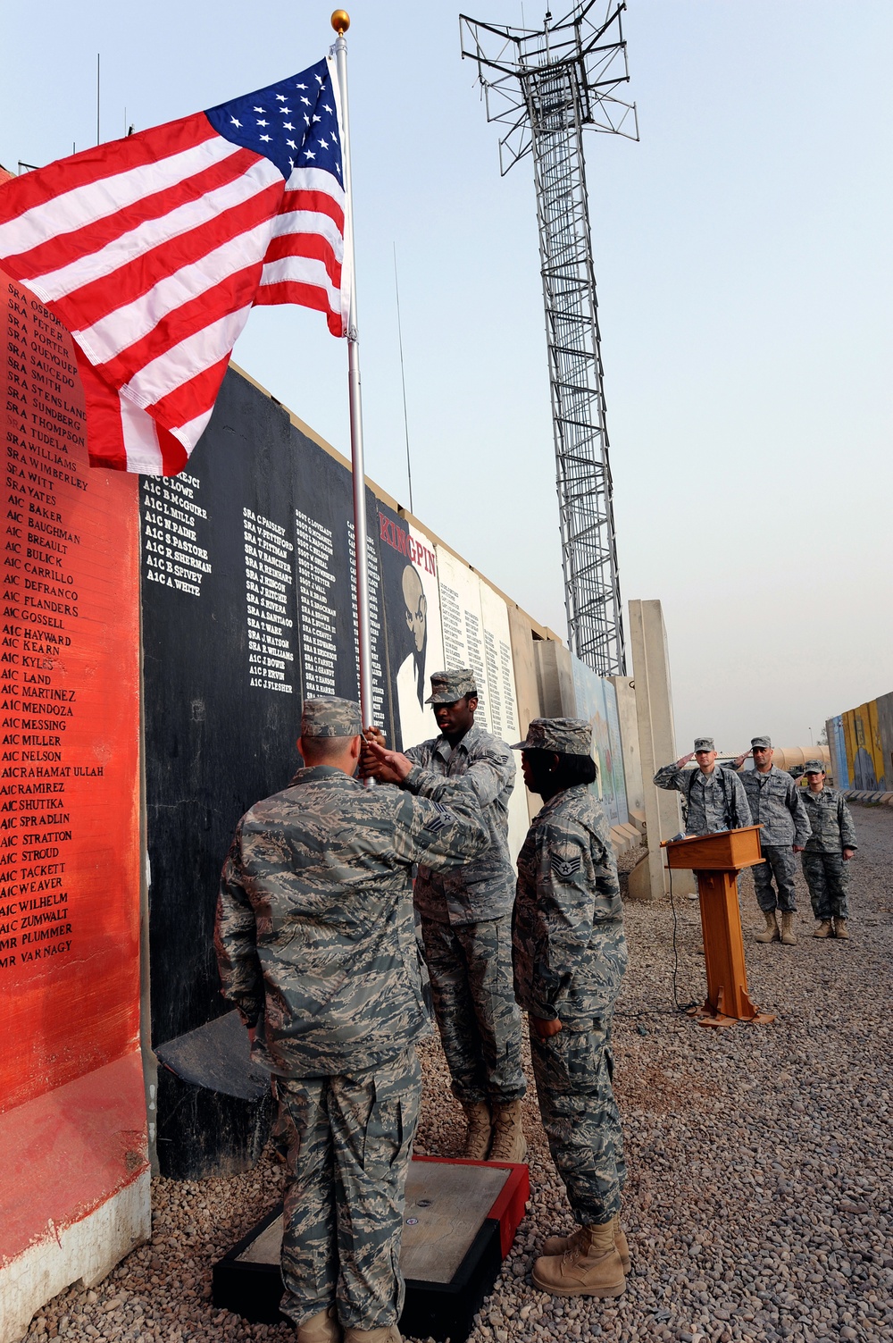 Expeditionary Air Control Squadron Honor Their Fallen