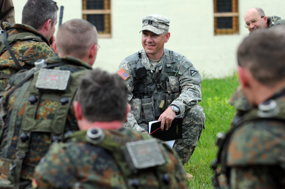 U.S., German Soldiers Pair Up for Annual Exercise at JMRC