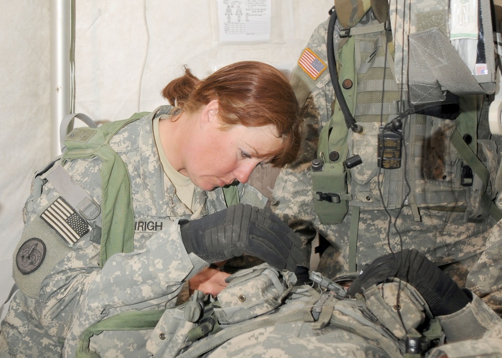 1-3 ACR Soldier Realizes Dream of Being a Combat Medic