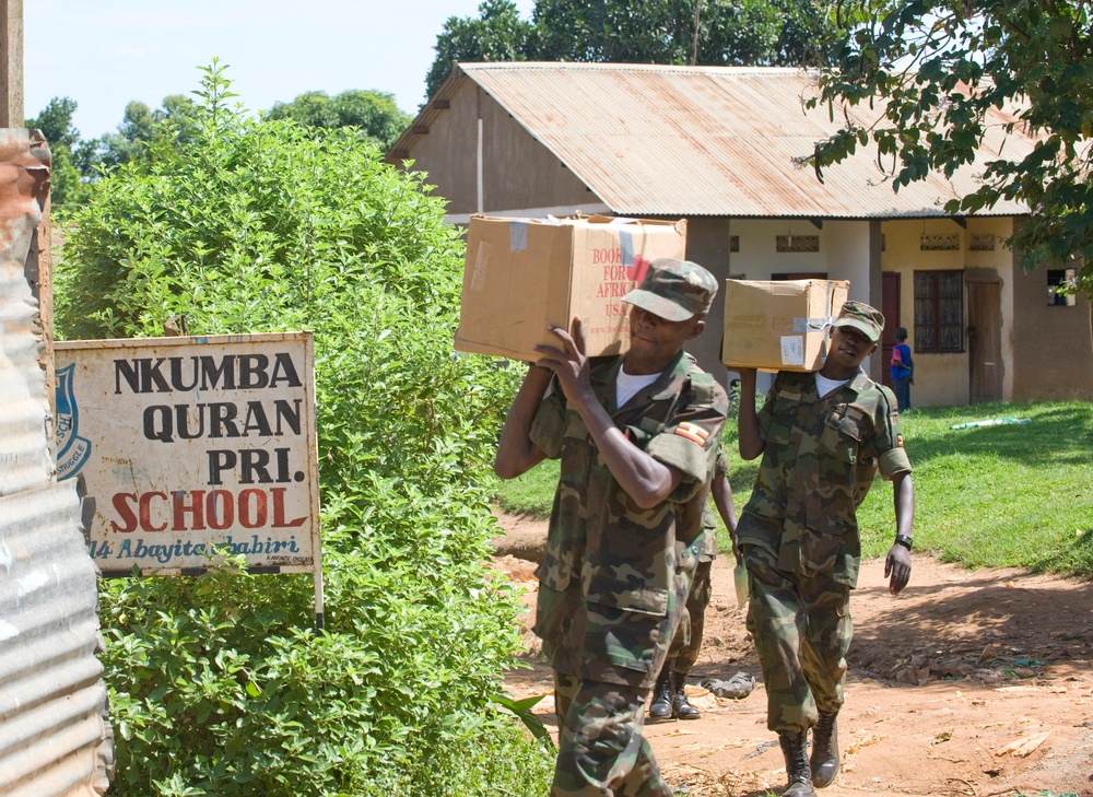 civil affairs training at the Kasenyi Training Facility
