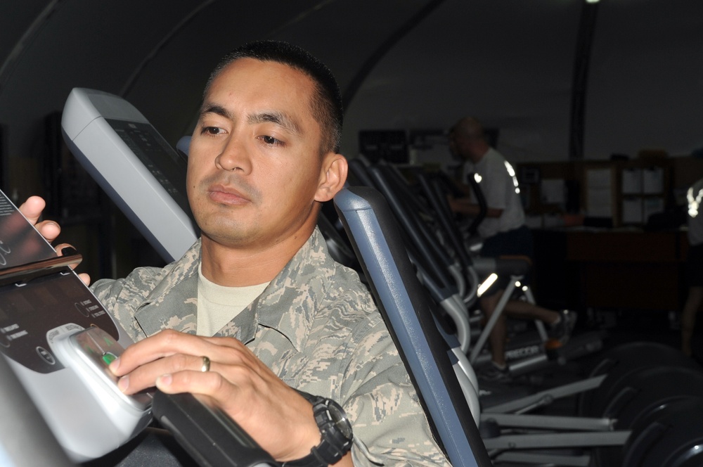 Hickam Master Sergeant, Kapolei Native, Manages Fitness Activities for Southwest Asia Wing