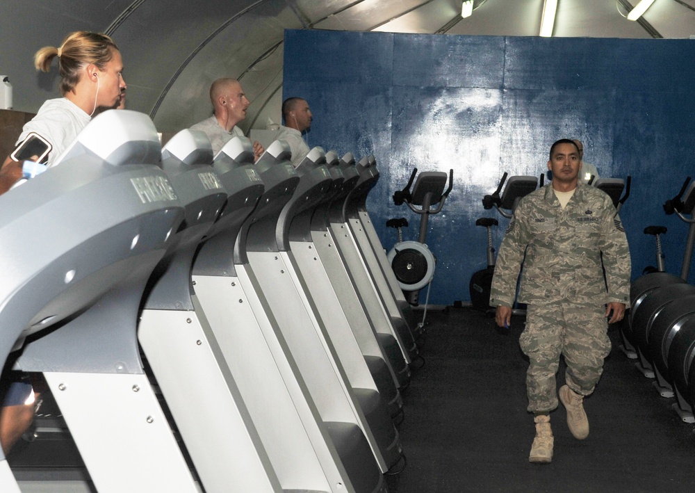 Hickam Master Sergeant, Kapolei Native, Manages Fitness Activities for Southwest Asia Wing