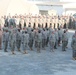 380th Air Expeditionary Wing Staff Airmen Lead Deployed Retreat Ceremony