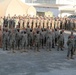 380th Air Expeditionary Wing Staff Airmen Lead Deployed Retreat Ceremony