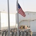 380th Air Expeditionary Wing Staff Airmen Lead Deployed Retreat Ceremony