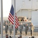 380th Air Expeditionary Wing Staff Airmen Lead Deployed Retreat Ceremony