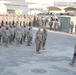 380th Air Expeditionary Wing Staff Airmen Lead Deployed Retreat Ceremony