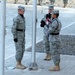 380th Air Expeditionary Wing Staff Airmen Lead Deployed Retreat Ceremony