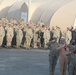 380th Air Expeditionary Wing Staff Airmen Lead Deployed Retreat Ceremony