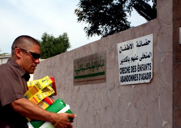 Reserve Marines visit Moroccan orphanage, make personal donations during AFRICAN LION