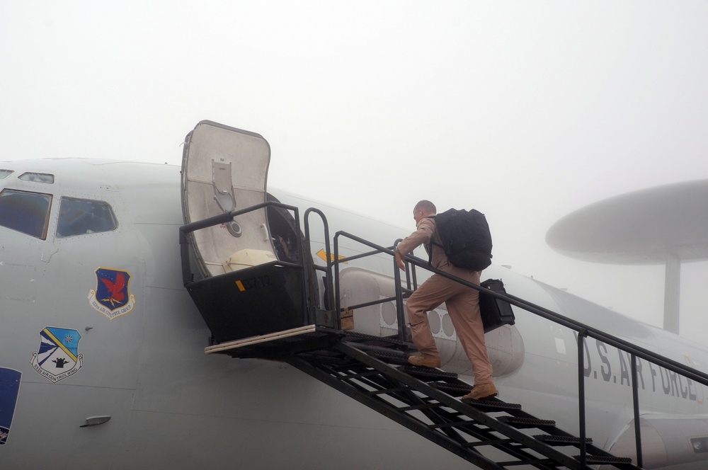 Tinker Airman, North Tonawanda Native, Finishes Deployment Flying Combat Missions As Airborne Radar Technician on E-3 Sentry