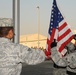 380th AEW Airmen Hold Deployed Retreat Ceremony