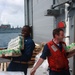Sailors take on supplies