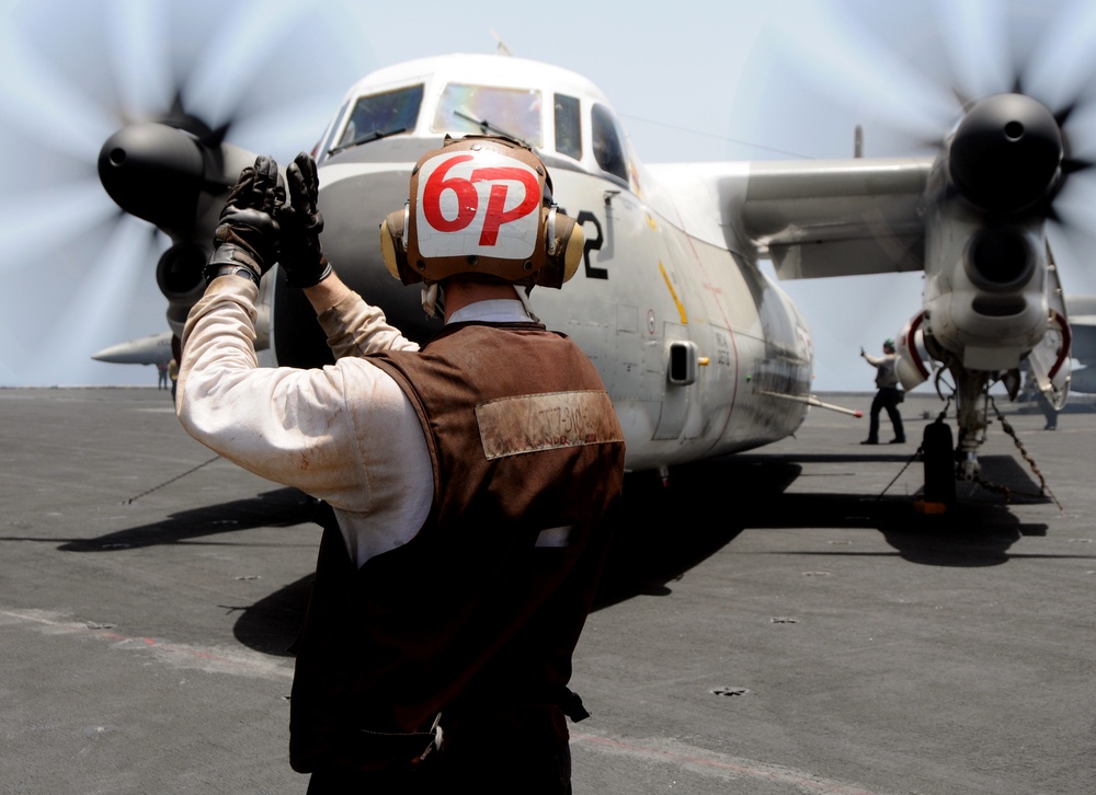 USS Dwight D. Eisenhower On Deployment