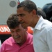 President Barack Obama Meets With Grand Isle Mayor at Coast Guard Station Grand Isle, La.