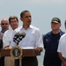 President Barack Obama Addresses Media at Coast Guard Station Grand Isle, La.