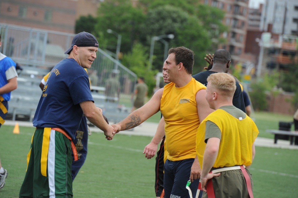 Coast Guard Participates in Military Flag Football Tournament