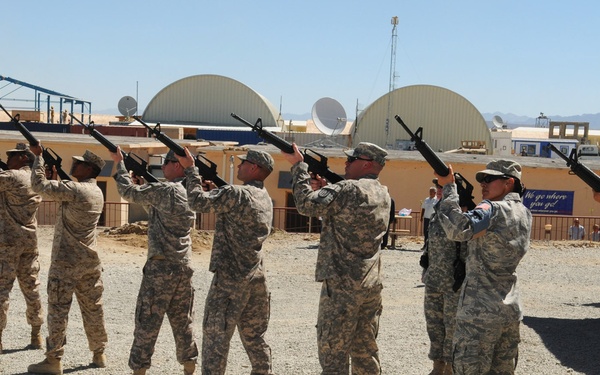 FOB Sharana Remembers Fallen Warriors