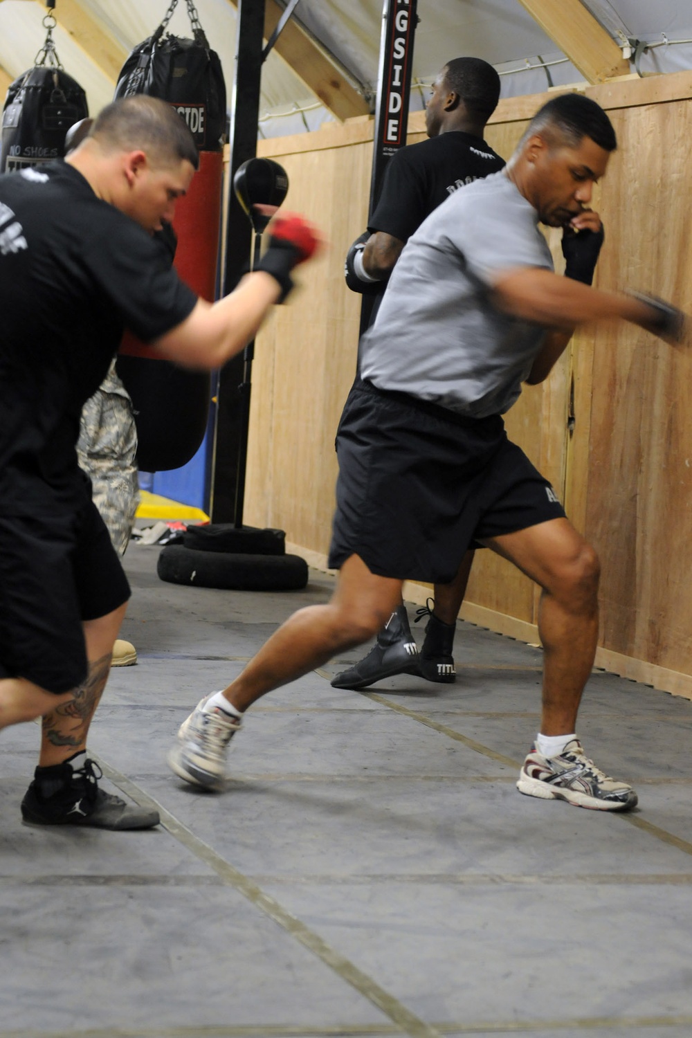 USD-C Soldier doubles as boxing coach while serving in Iraq