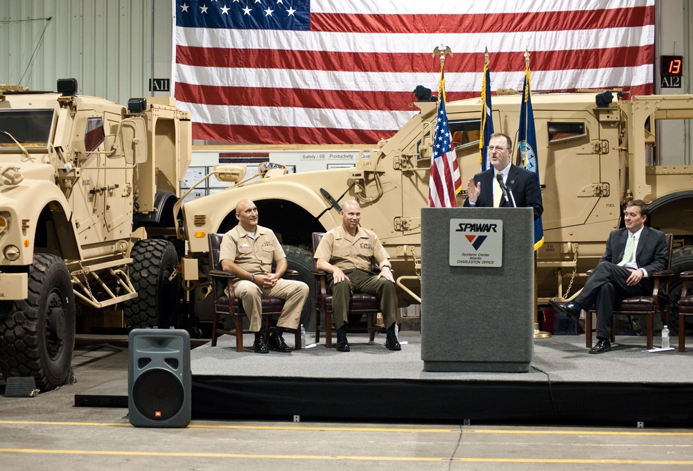 Team SPAWAR marks 5,000th M-ATV integration milestone