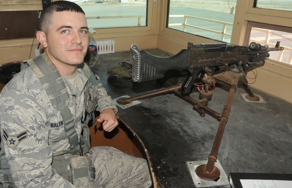 Eglin Airman First Class, Mobile Native, Supports Security, Force Protection Ops for Southwest Asia Outpost