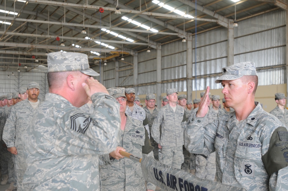 Air Force Security Transfers Authority to Army