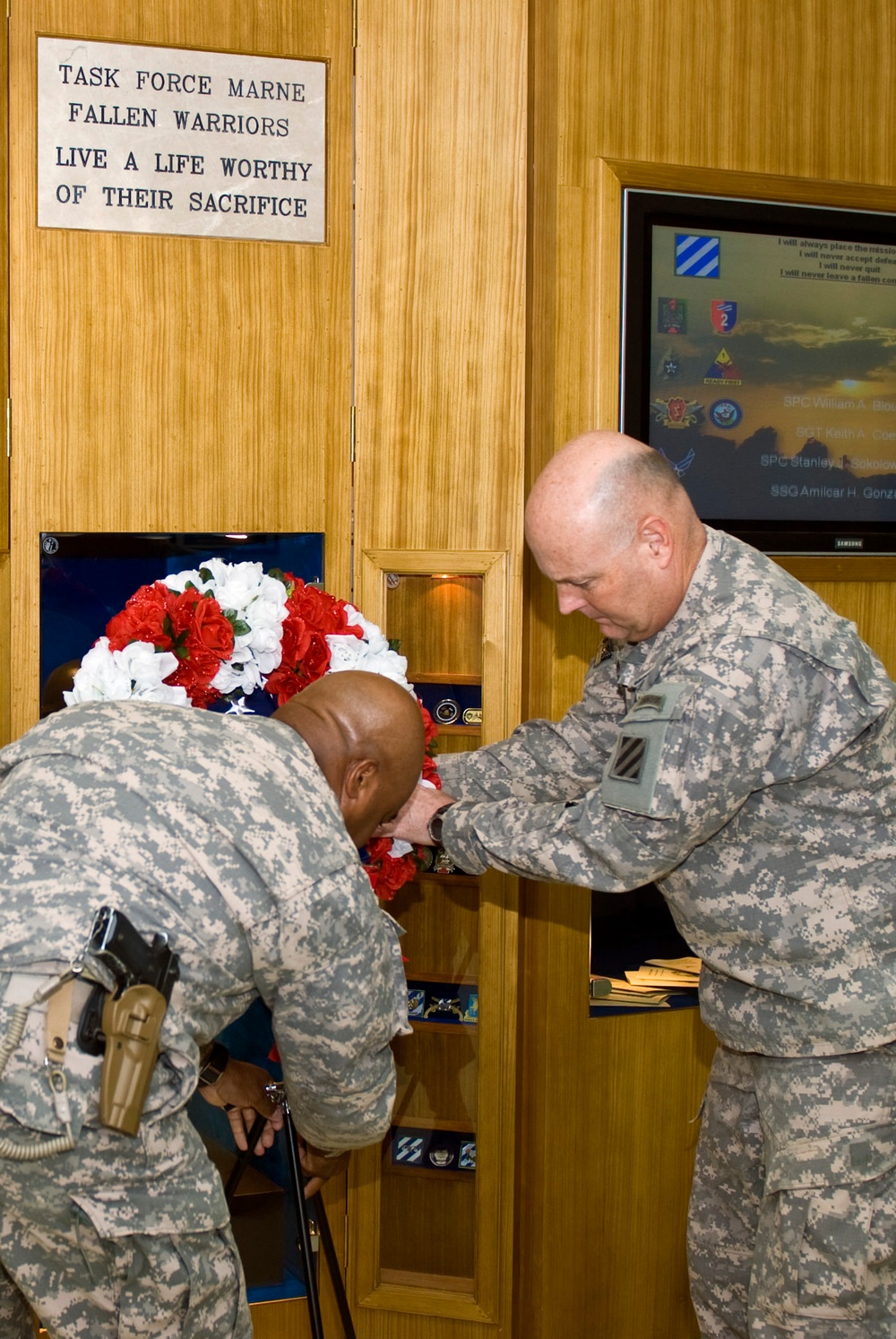 Task Force Marne pays tribute to fallen warriors