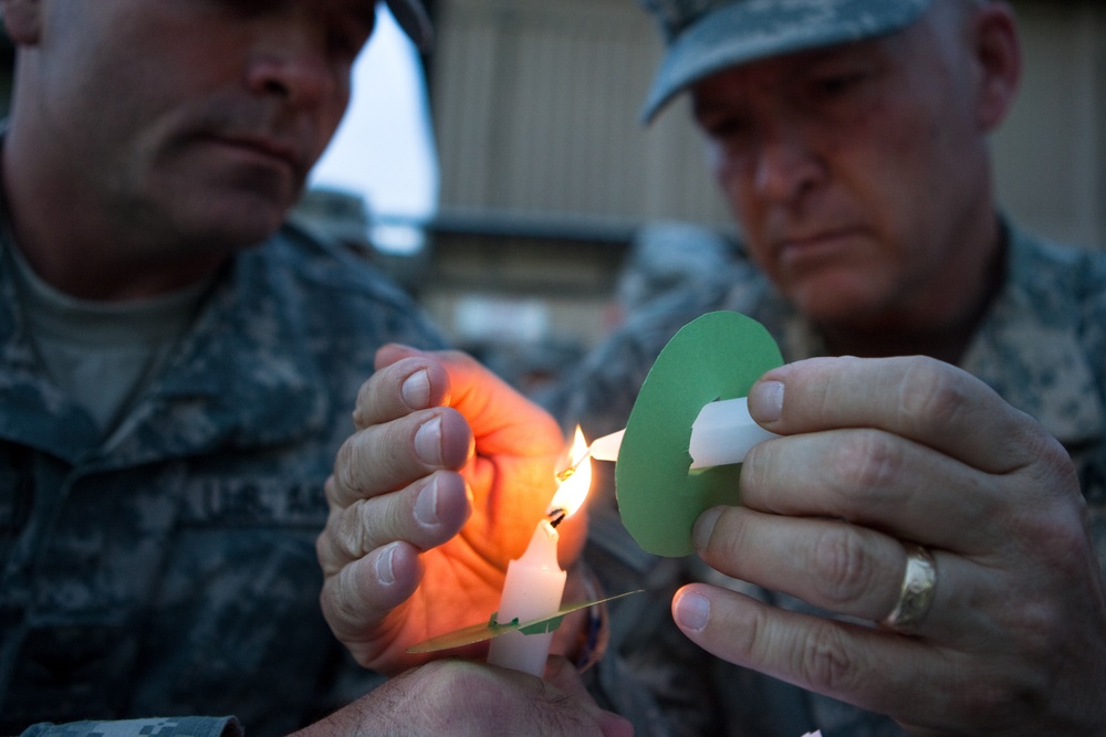 Honoring Our Fallen Service Members at Camp Eggers, Afghanistan