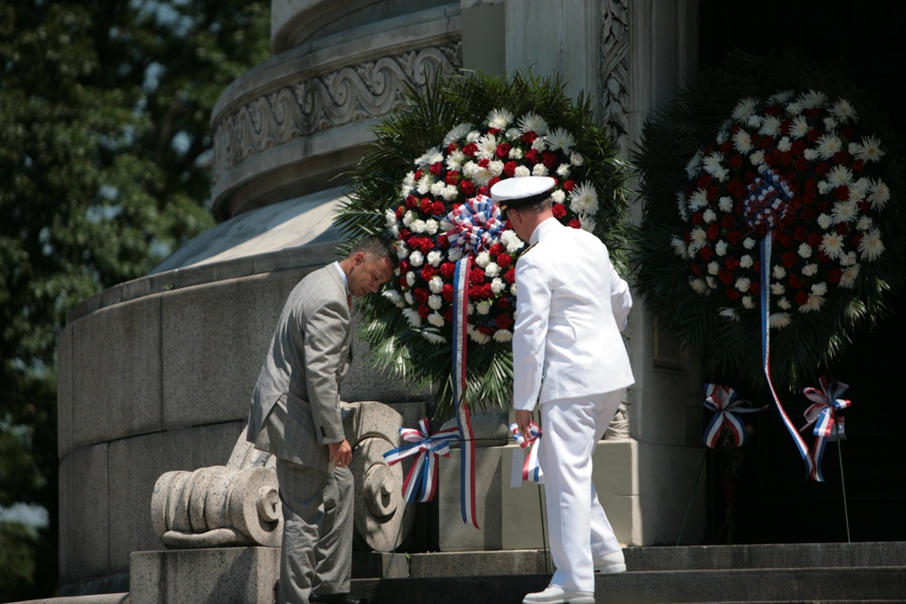 Soldiers and Sailors Monument Ceremony
