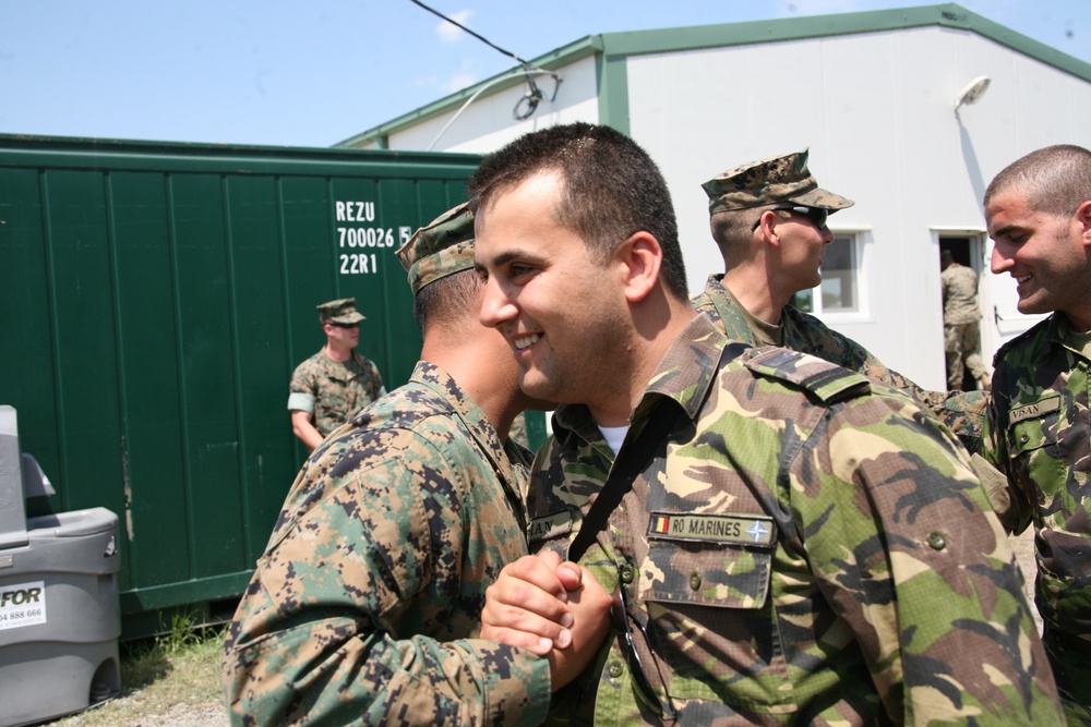 Marines, Romanian forces wrap up initial phase of training