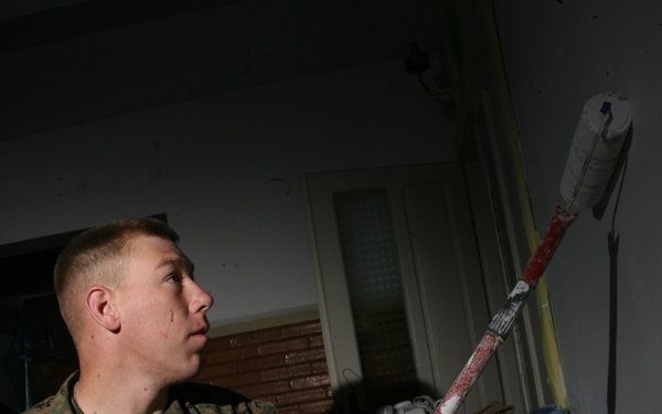 Marines, Sailors volunteer to improve home for HIV-positive Romanian teens