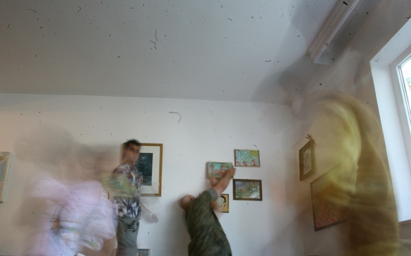 Marines, Sailors volunteer to improve home for HIV-positive Romanian teens