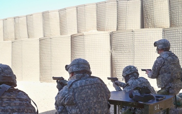 TF 38 troops continue weapons proficiency while deployed