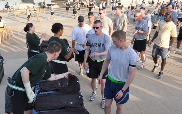 Task Force 38 troops coordinate JBB runs