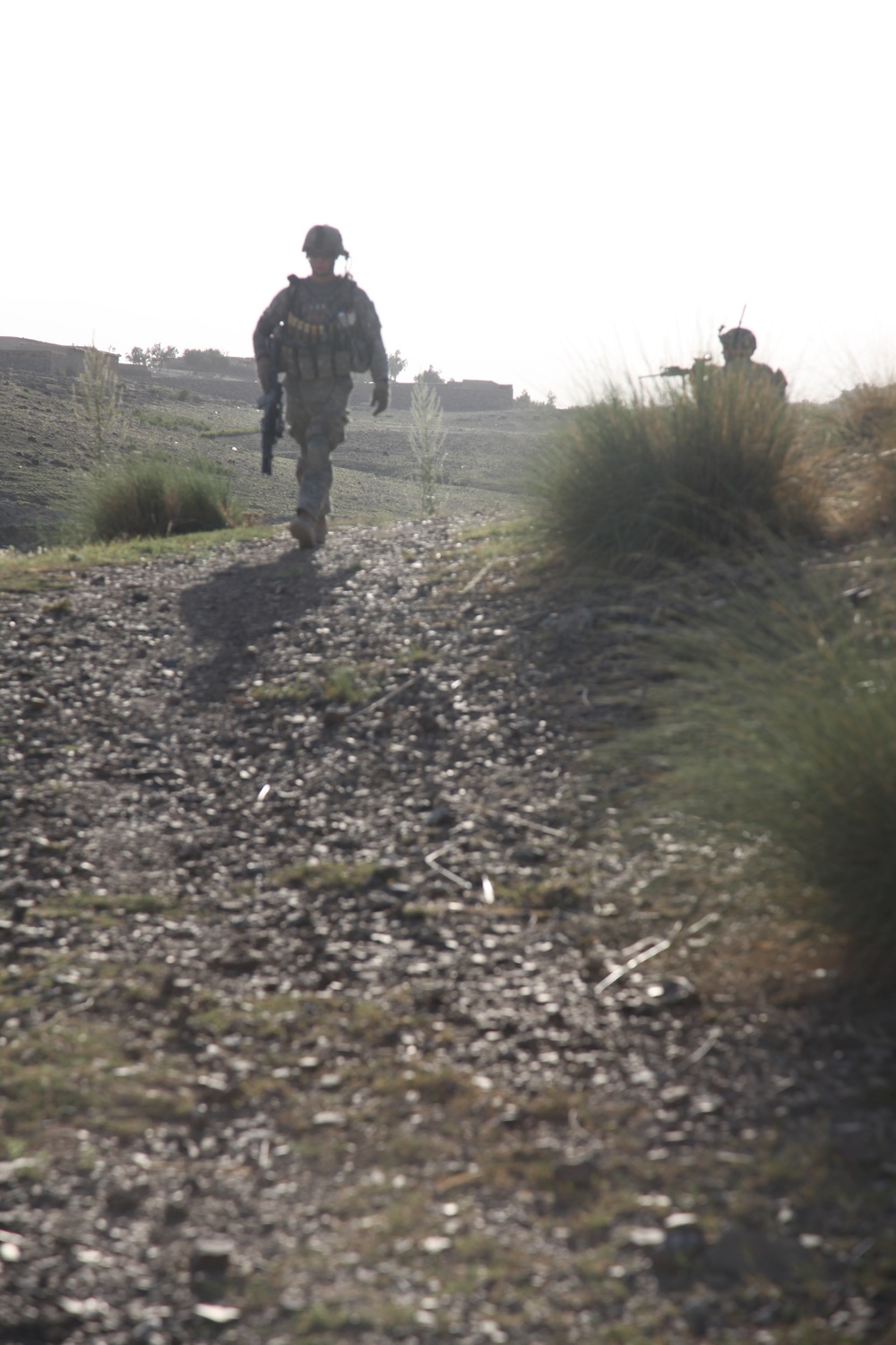 Combined patrol at Combat Outpost Sabari