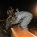 Louisiana National Guardsmen defend the shoreline around the clock