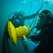 Navy diver exercises