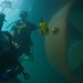 Navy diver exercises