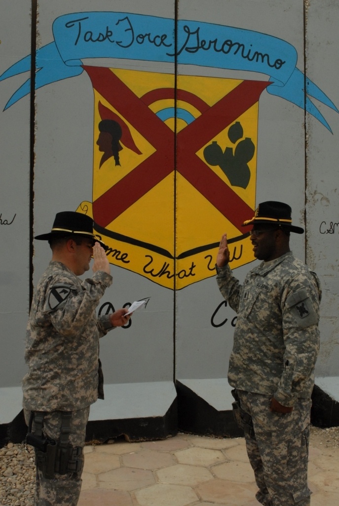 Louisiana's Cavalry Squadron Holds Stable Call in Iraq