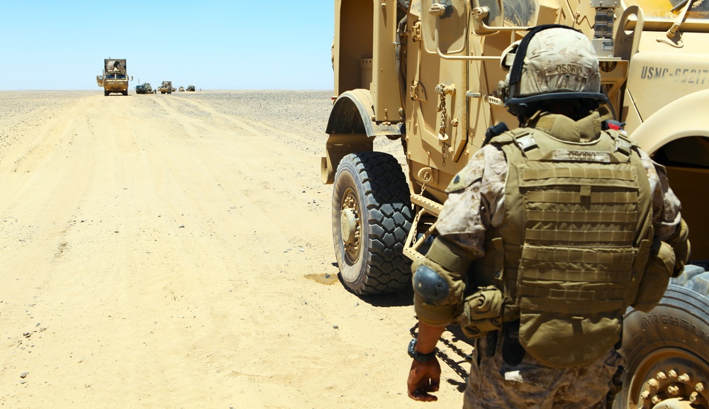 Not Your Average Sunday Drive: MWSS-274 moves gear through Helmand province