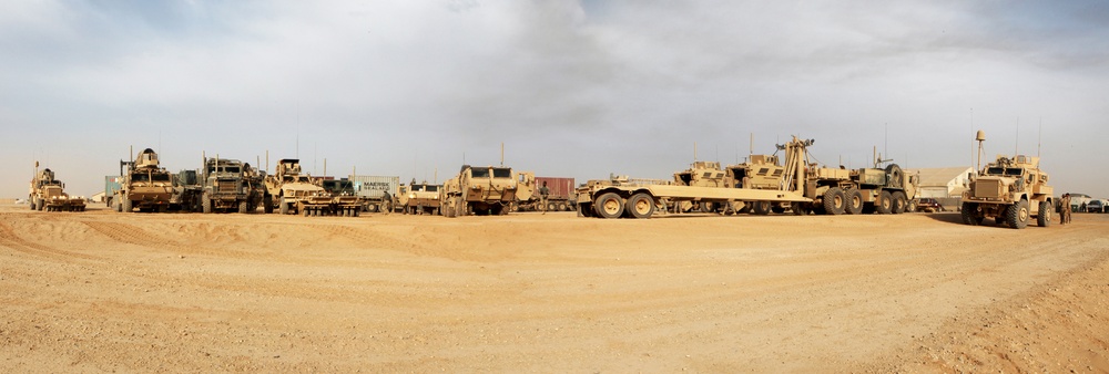 Not Your Average Sunday Drive: MWSS-274 Moves Gear Through Helmand Province