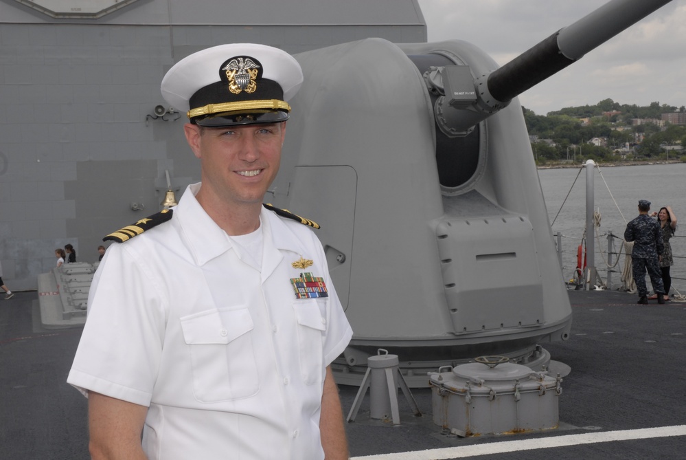 Sailors attend Fleet week New York