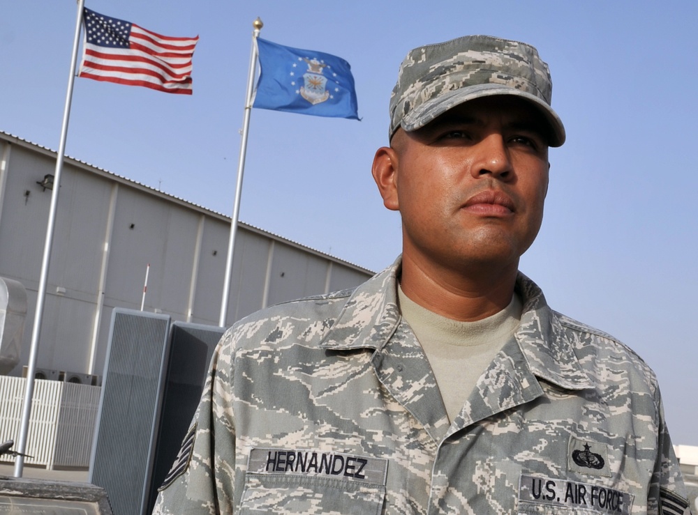 Guam Air National Guard NCO, Talofofo Native, Manages MWR Operations Support for Southwest Asia Wing