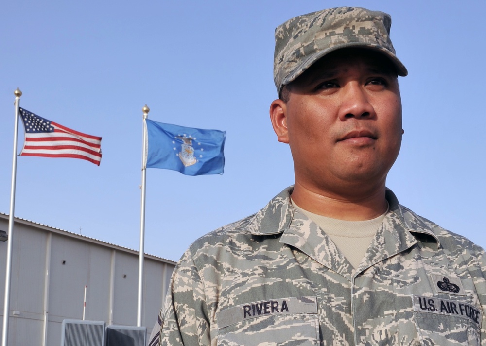 Air National Guard Senior NCO, Deployed From Guam, Leads Force Support Ops for Southwest Asia Outpost