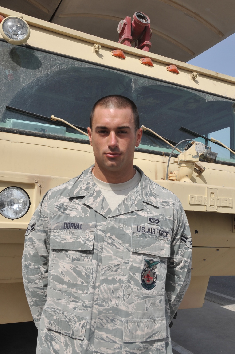 Fairchild Airman First Class, Southington Native, Provides Fire Protection Support for Southwest Asia Wing