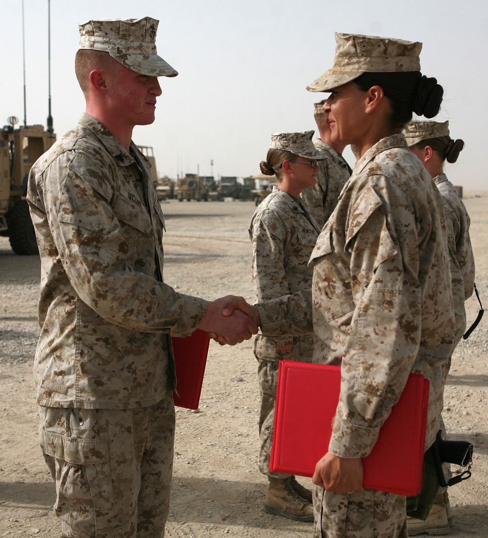 CLB-6 Marine rises to NCO ranks with combat meritorious promotion