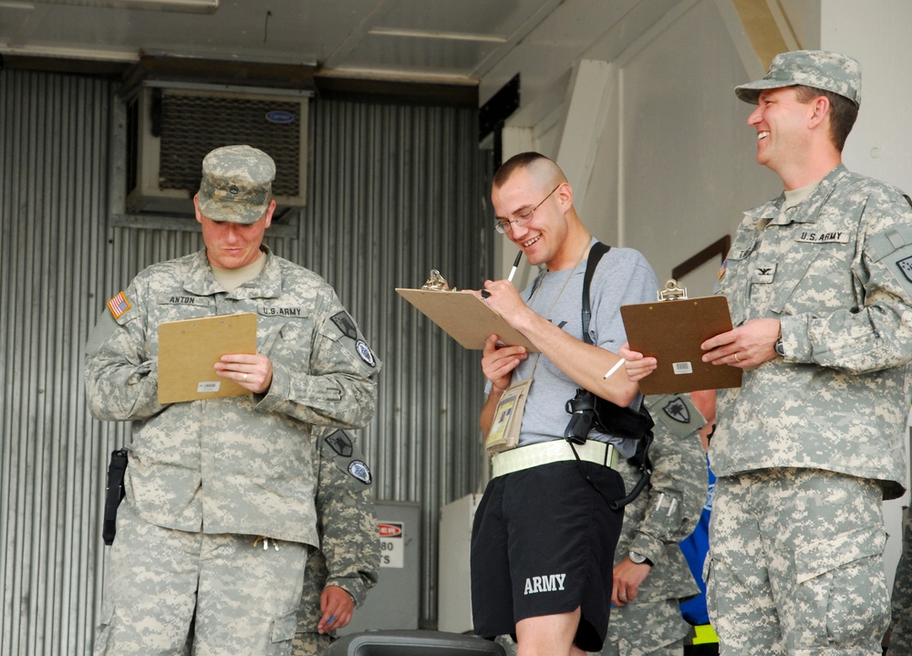 Calling all ducks to Camp Bondsteel, Kosovo