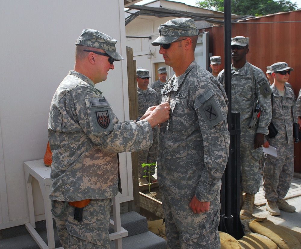 One of Georgetown's Own Promoted to Master Sergeant in Afghanistan