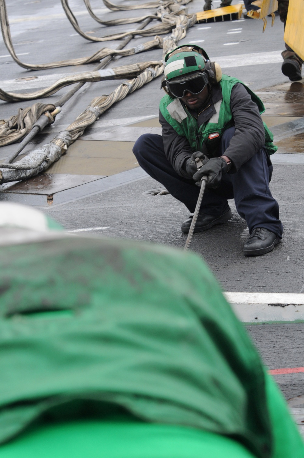 Crew conducts operations aboard USS Ronald Reagan